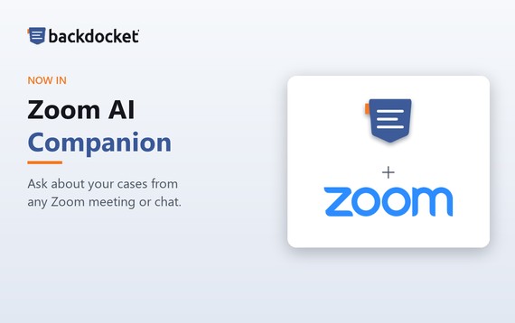 Backdocket’s MCP Server Is Now Verified Compatible With Zoom AI Companion